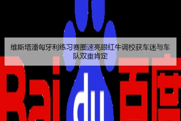 维斯塔潘匈牙利练习赛圈速亮眼红牛调校获车迷与车队双重肯定